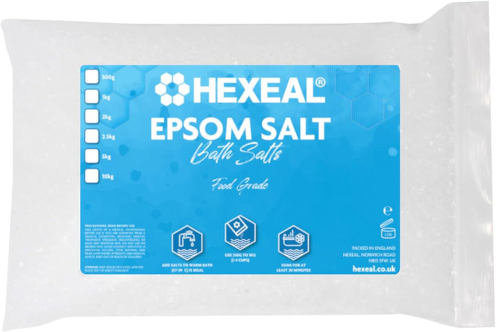 Epsom Salt 25Kg – 25Kg Bag of Food Grade Magnesium Sulphate for Bathing, Gardening & Household Use – Suitable for Personal Care, Soil Enrichment, and More