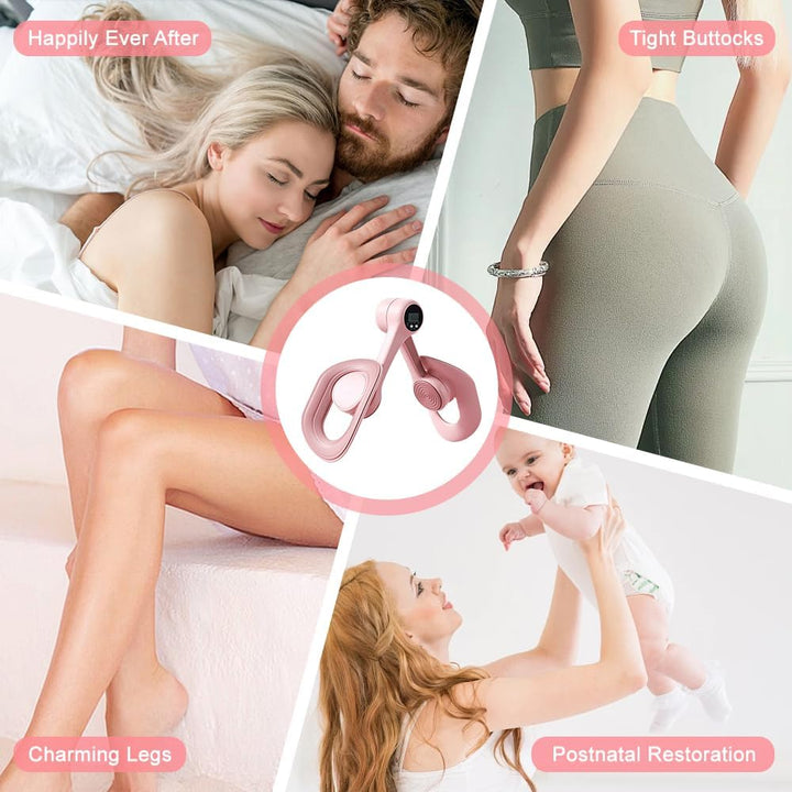 Pelvic Floor Trainer for Women with Counter , Inner Thigh Muscle Master Exercise Devices, Pelvic Floor Strengthener Workout Exerciser Equipment for Home Use