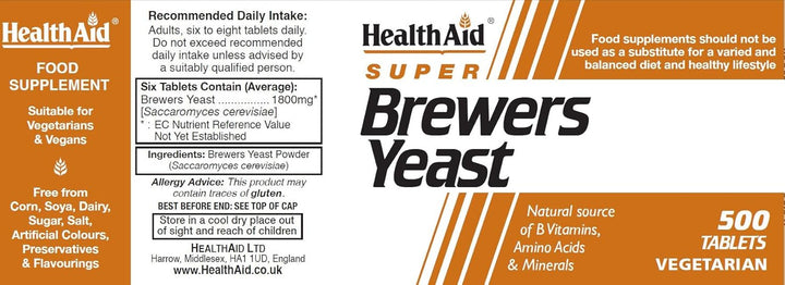 Brewers Yeast - 500 Tablets