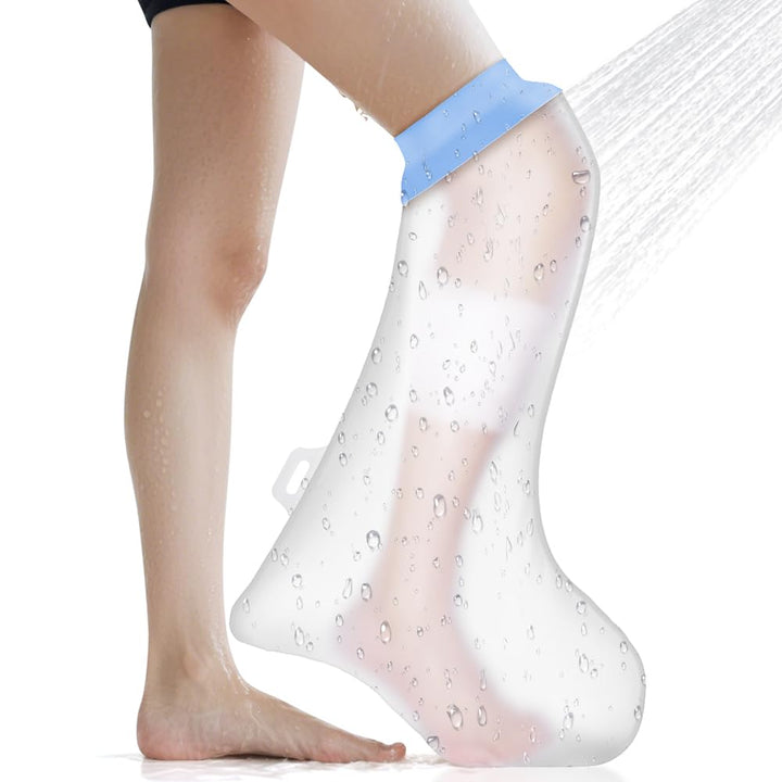 Waterproof Hand Cast Cover for Shower, Reusable Adult Hand Cover, Soft & Comfortable Cast Protectors for Wrist, Finger, Watertight Seal Cast Bag for Bandages, Dressings, Wound Care Supplies