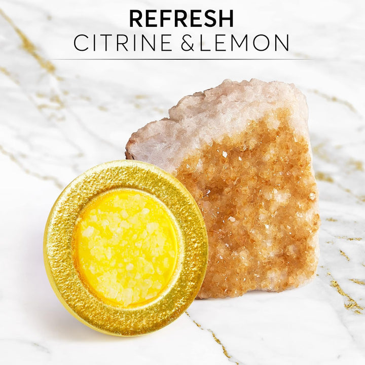 Crystal Shower Steamers Luxury Gift Set | Bath Relaxation Beauty Self Care Present | Vegan Organic Shower Bombs, 8X45G