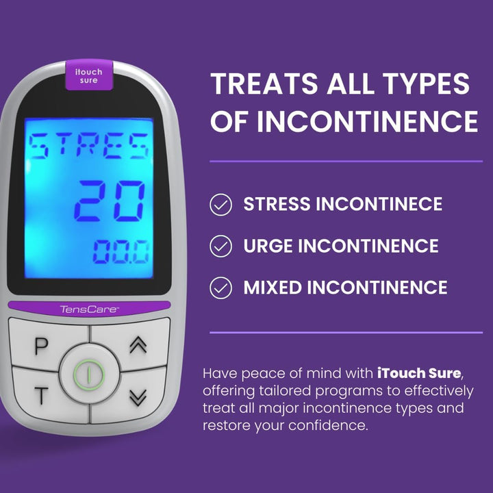 Itouch Sure - Pelvic Floor Exerciser for Strengthening and Toning. Aids in the Treatment of Incontinence and Bladder Leaks, Silver