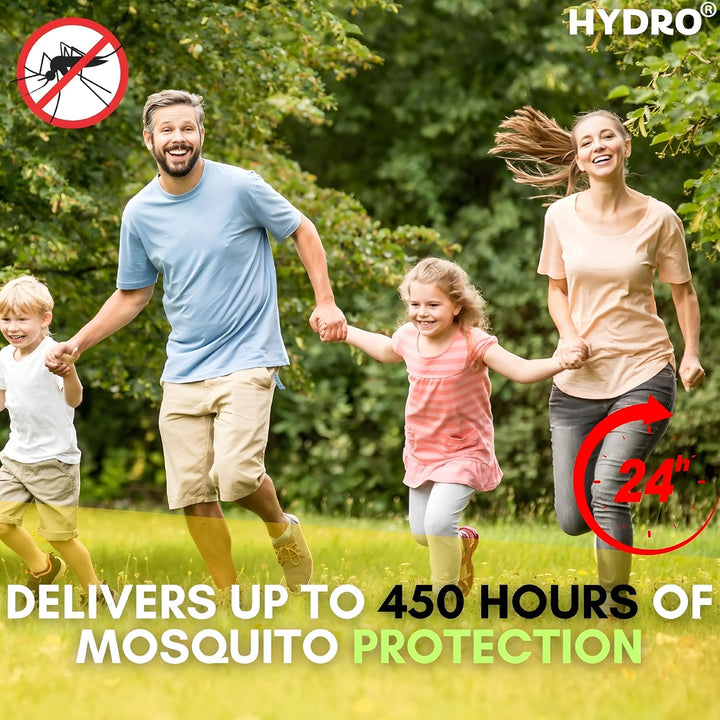 Mosquito Repellent Bracelet 15 Pcs, Adjustable Leather Band, Deet Free, Travel Essentials, Insect Repellent Bracelet, 450 Hours Mosquito Repellent Protection Suitable for All Ages