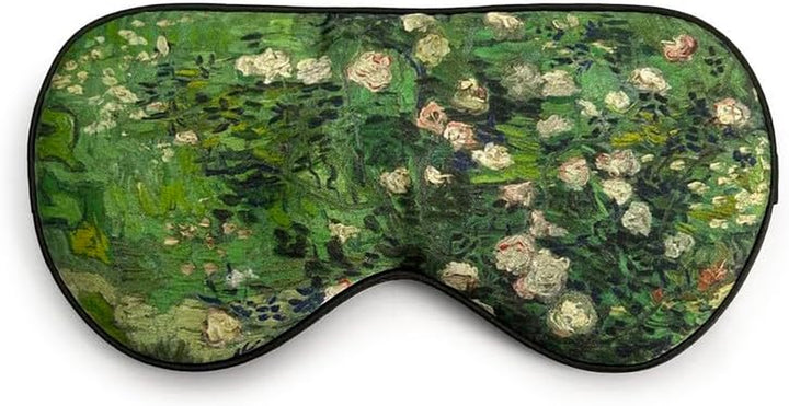 100% Silk Sleep Mask with Adjustable Strap,Comfortable and Super Soft Eye Mask Ultimate Sleeping Aid,Blindford Golden Moon
