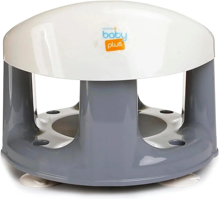 Baby Bath Seat for 6 Months plus | Portable Non-Slip Baby Bath Chair | Bath Seat with Suction Cups | Baby Bath Support Seat (Grey)