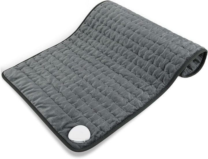 Heating Pad, Electric Heat Pad for Back Neck Shoulders, Heat Pad with 6 Levels Heating,4 Time Settings