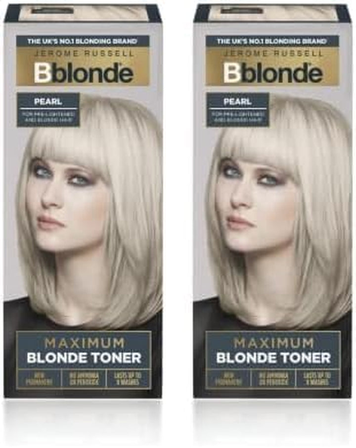 Bblonde Maximum Colour Silver Toner - Non Permanent Hair Toner for Pre Lightened & Naturally Blonde Hair, Silver Hair Dye with No Ammonia or Peroxide, Lasts up to 8 Washes, 75Ml