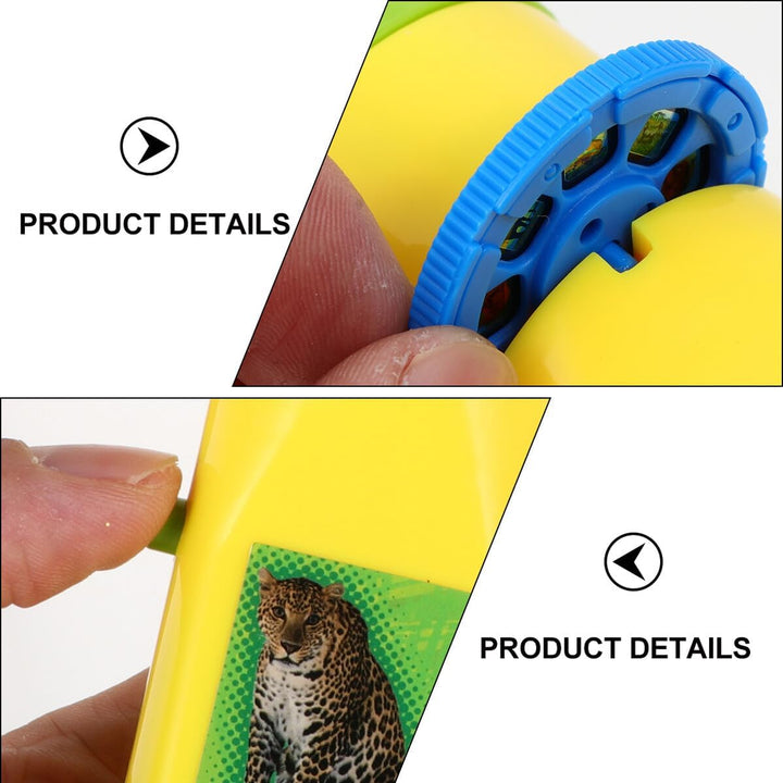 Projection Flashlight Adjustable Educational Interactive Projection Torch for Boys and Animal Pattern Cognition for Brain Exercise and Fun Learning