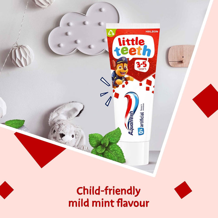 Little Teeth 3-5 Years, Kids Toothpaste, Gently Strengthens and Protects Little Teeth, 75Ml