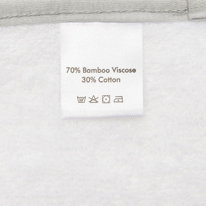 Baby Wash Cloths White | 3 Pack of Super Premium Soft Cloths | 26 X 26Cm | Made from Natural Bamboo Cotton | Perfect for Sensitive Skin