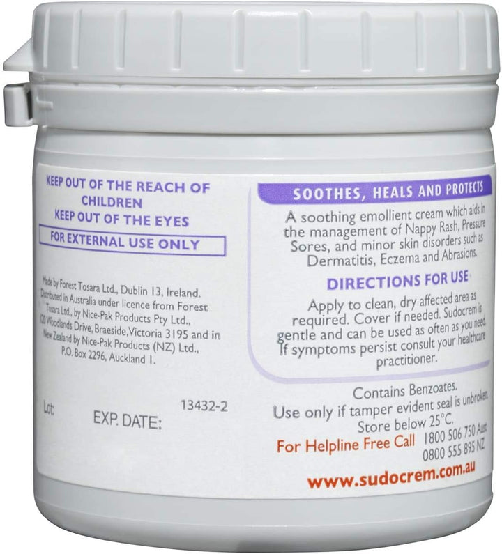 ® Antiseptic Healing Cream, Zinc Oxide Cream for Nappy Rash, Eczema, Acne, and Minor Burns, 175G (Pack of 1)