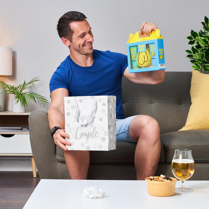 Golden Balls, Balm & Sponge Set - for Your Private Bits - Funny Novelty Gift for Men