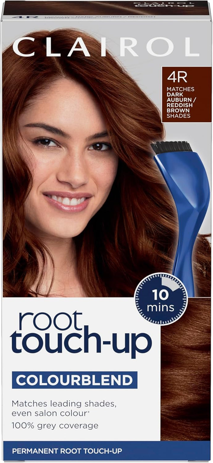Root Touch-Up Permanent Hair Dye, 4 Dark Brown (Packing May Vary)