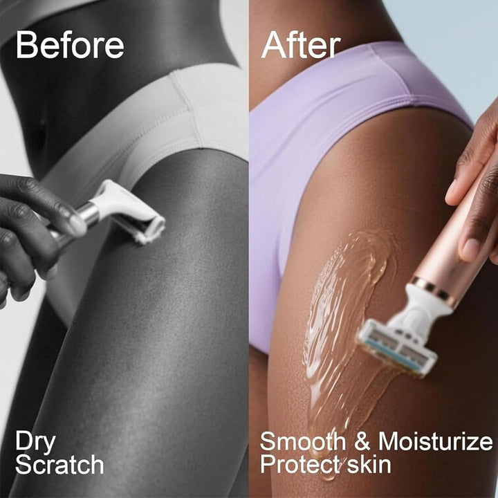 Smooth Shave Oil for Women, Pre-Shave & Shaving Oil Treatment, Hydrating Moisturizing Skin, Non-Greasy, for Face, Body & Legs