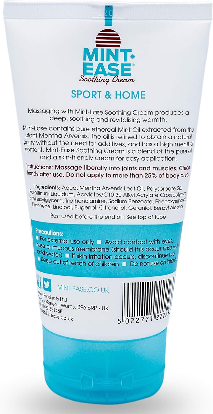 Teisen  Soothing Cream Muscle Rub - Natural High Strength Heating Muscle Cooling Gel for Shoulders Neck Back Joints Knees Feet Lower Back Revitalising Sports Menthol Massage Cream 150 Ml.