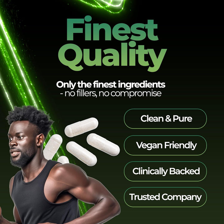 Taurine Supplement 1000Mg | Potent Energy & Endurance Support | Nutritional Amino Acid Supplements for Heart Health, Cognitive Function & Improved Sleep | Vegan | 240 Capsules