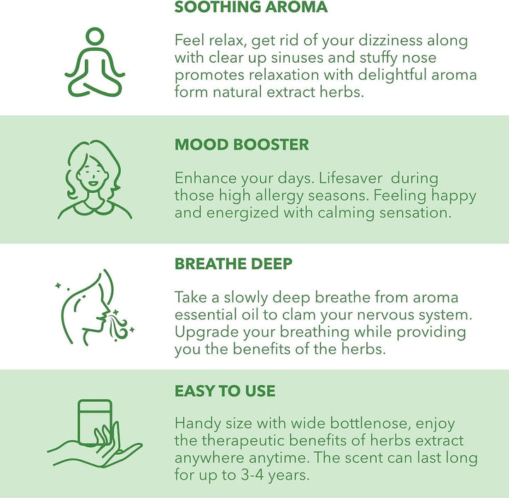 Compound Thai Herb Inhalant (Pack of 2)