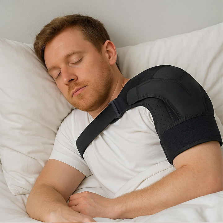 Shoulder Support for Men and Women, Adjustable Shoulder Brace Strap for Relief Pain Fits Left and Right(L/Xl)