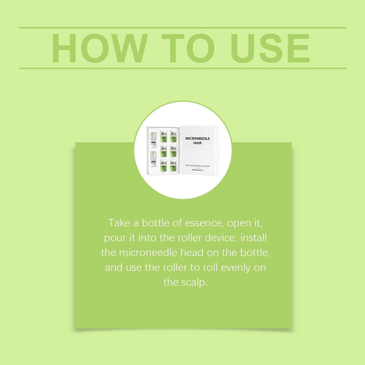 Hair Regrowth System, 2026 New Microneedle Infusion Hairregrowth Solution, Microneedling Hair Growth Serum, for Hairs Loss Thinning, Enhances Thick Hairs for Men Women