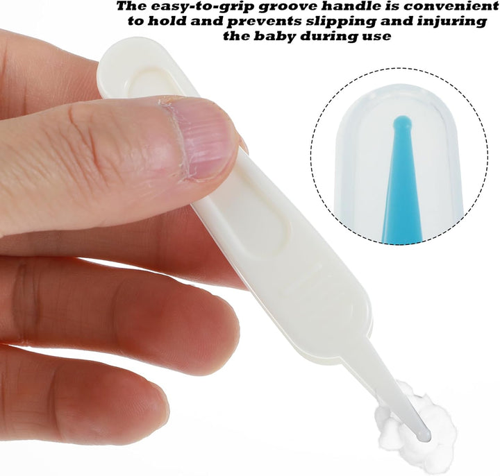 5Pcs Nose Cleaning Tweezers, 5 Colors Baby Booger Picker with round Head Effective Nose Picker Baby Ear Noses Navel Cleaner Clip for Babys Care