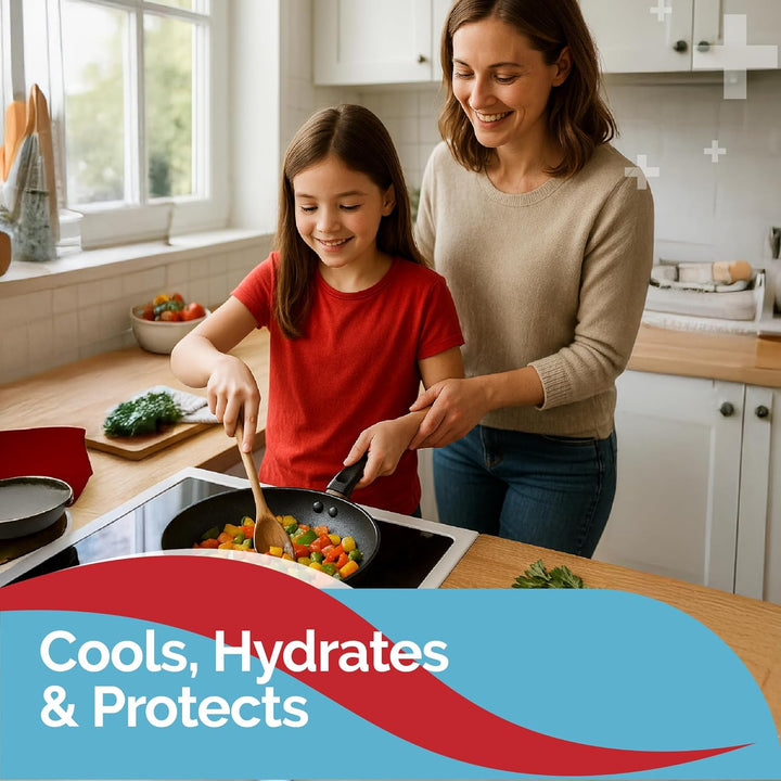 Emergency Burn Gel 120Ml Bottle - Soothing and Cooling Gel Dressing for Burns, Scalds and Sunburn