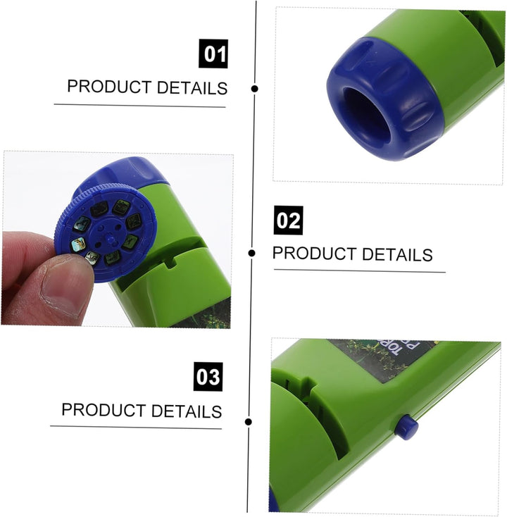 Dinosaur Projection Toy Interactive Dinosaur Projection Flashlight Boys and Girls Hands Toy for Playtime Educational for Toddlers