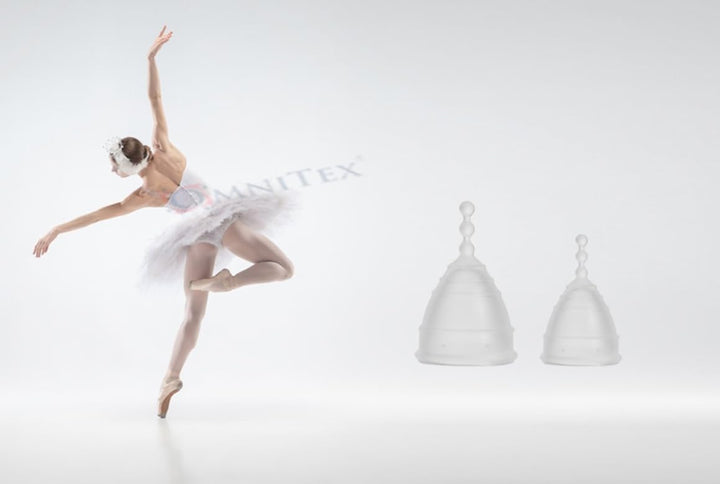 2Pk  Menstrual Cups for Breast Cancer | 100% Pure Medical Grade Silicone | Safe Eco-Friendly Tampon & Pad Alternative | Non-Toxic ISO10993 Tested | BPA & Latex-Free, Mix Pack Small & Large Cup