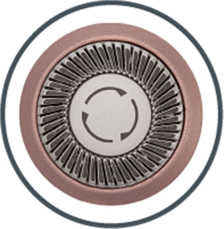 ® 2-In-1 Facial Hair Remover [Hypoallergenic Attachments, LED Light, USB-C, 80Min Runtime] Bareme (Gentle Shaver, Trimmer, Brow Sculptor, 100% Waterproof, Integrated Storage Cap) WFS200