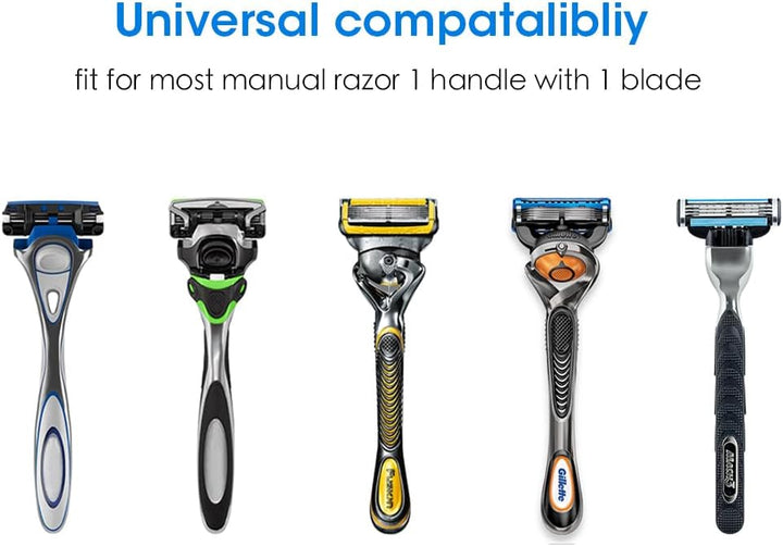 Manual Razor Travel Case Portable Plastic Manual Razor Trimmer Protector Gray