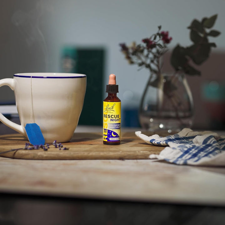 Night Dropper | Aid a Natural Night'S Sleep | Bach Original Flower Essences | Easy-To-Use 20Ml Dropper | Help Switch off Repetitive Thoughts for Restful Sleep​