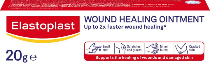 Wound Healing Ointment (20G), Skin-Friendly Wound Cream Supports the Healing of Wounds and Damaged Skin and Reduces the Likelihood of Scarring