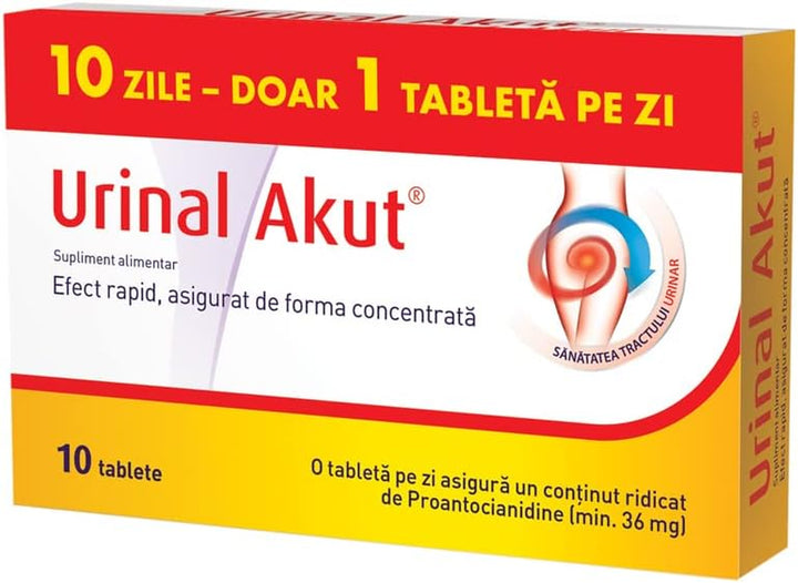 Urinal Akut 10 Tablets for Problems with Urinary / Cystitis / Prostate Problems