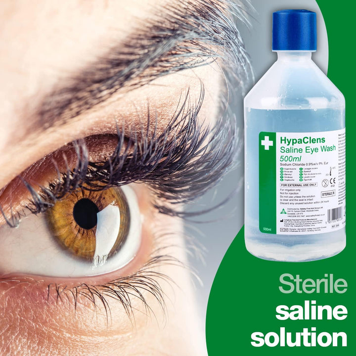 Hypaclens Emergency Sterile Eye Wash Bottle (500Ml)