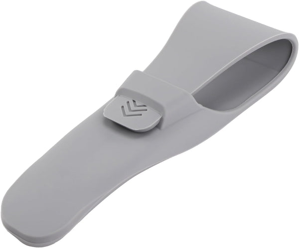 1Pcs Silicone Razor Travel Carrying Case,Waterproof Shaver Protector Shell Protective Bag Safety Case Beard Trimmer Storage Uniex for Manual Razor Storage and Travel (Gray)