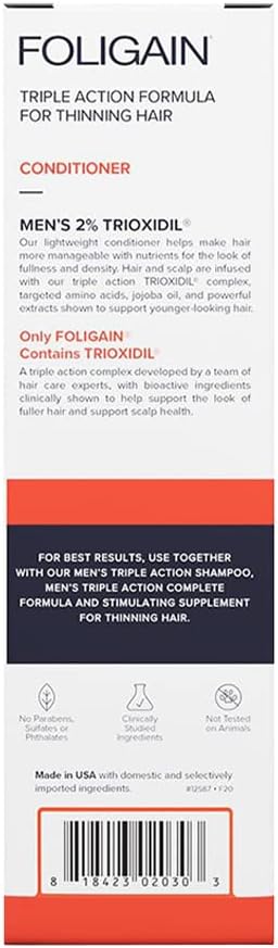HAIR REGROWTH CONDITIONER for Men with 2% Trioxidil