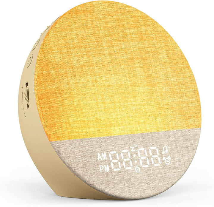 Sunrise 1 - Sunrise Alarm Clock, White Noise Machine with 29 Sounds, Wake up Light Alarm Clock with 5 Wake up Sounds, 9 Dimmable Night Lights, Snooze, Customizable Sleep Routines for Adults