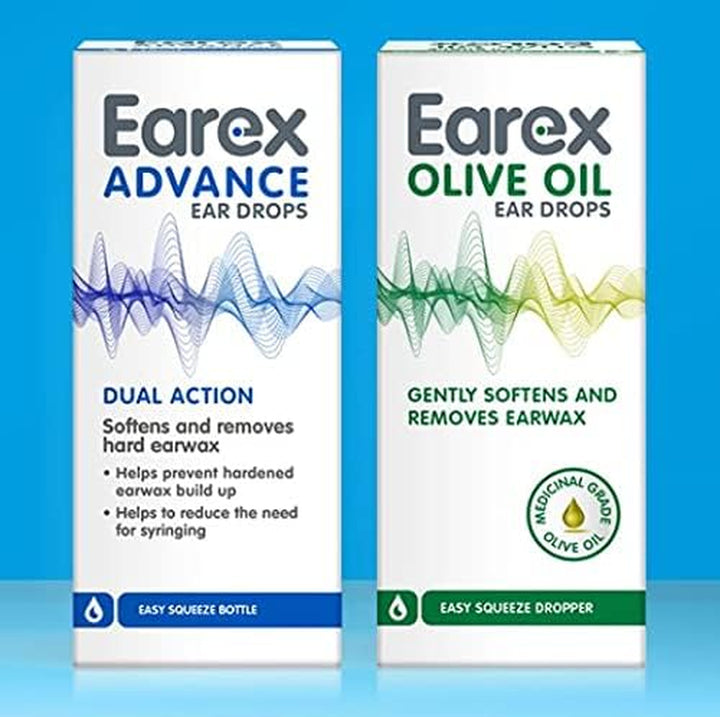 Advance - Removes Hard Ear Wax- Prevent Ear Wax Build up - Easy Squeeze Bottle - 12Ml