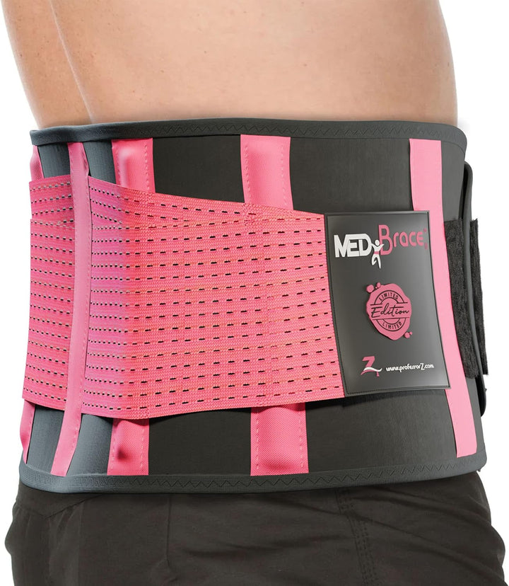 Back Support Belt Back Brace for Lower Lumbar Pain Relief for Men and Women - Medical Grade Orthopaedic Waist Compression for Sciatica Nerve, Scoliosis, Disc or Lifting at Work