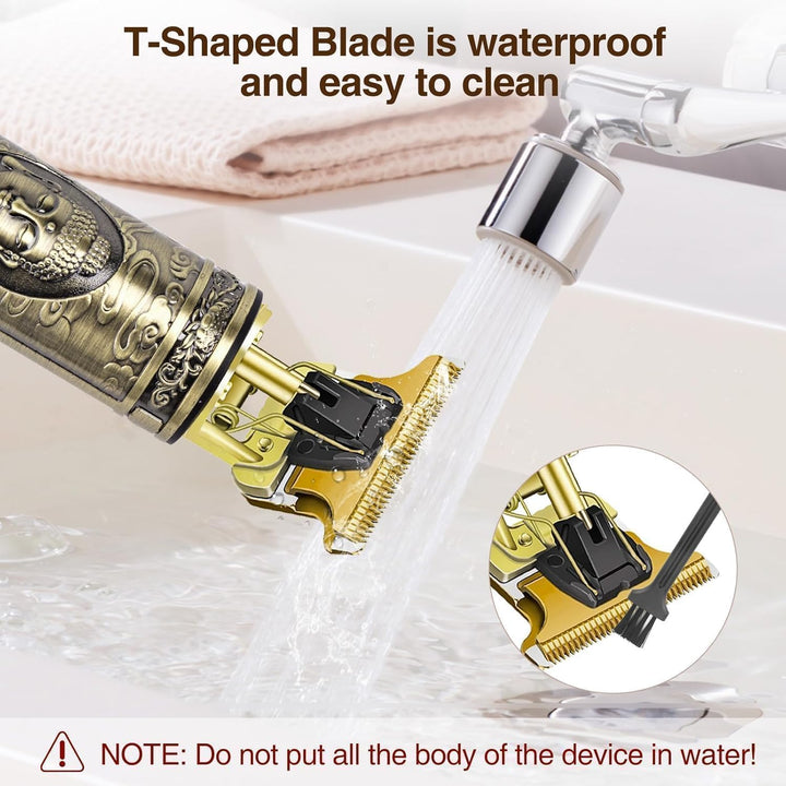 Upgraded Hair Clipper for Men, Hair Trimmer Shaver with LCD Display, Professional Beard Trimmer Barber Clippers Cordless Detailer Trimmer, Long-Lasting Battery Clippers for Haircuts, Gifts for Men