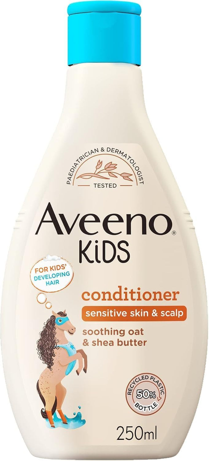 Kids Conditioner 250Ml | Enriched with Soothing Oat & Shea Butter | Hair Conditioner for Children Developed for Your Little Superhero | Childrens Toiletries Sets