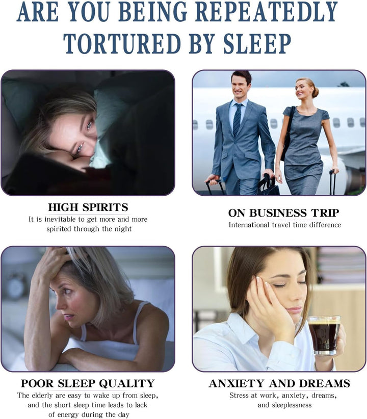 Sleep Spray 75Ml for Relaxation and Restful Sleep, Quick-Acting Body and Mind Soothing Spray, Relieves Fatigue and Stress, Easy-To-Use Sleep Aid