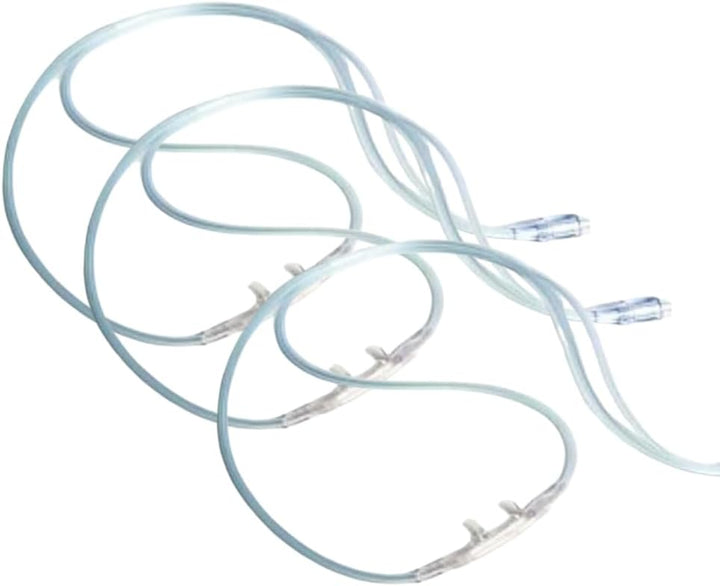 Soft Nasal Cannula INC 1.2M TUBING (3Pk) for Use with Oxygen Concentrator O2 – Ideal for Long-Term Oxygen Therapy Patients, Featuring Soft Material around the Face and Ears