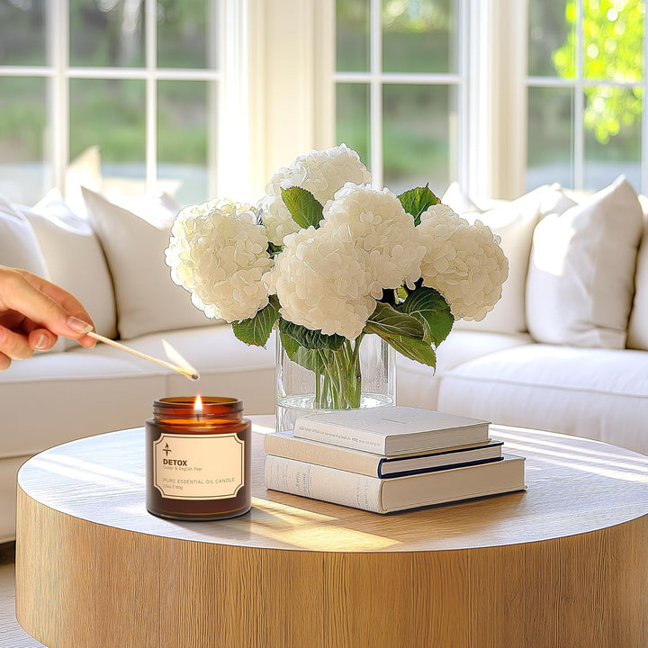 Candles Gifts for Women, 3 Pack 3.5 Oz Scented Candles Set for Positive Energy & Detox & Deep Sleep, Natural Soy Wax Candle Set Long Burning for 90-105 Hrs, Aromatherapy Candle Gift Set