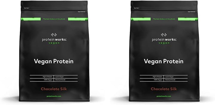 Protein Works - Vegan Protein Powder, Vanilla Crème, 33 Servings, 100% Plant Based & Natural, Premium Multi-Protein Blend, Low Fat Shake, Low Calorie Shake, 1Kg