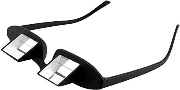 Lazy Glasses 90° Laying down Prism Glasses Horizontal Bed Reading Glasses High Definition for Reading Watching TV Phones -Small