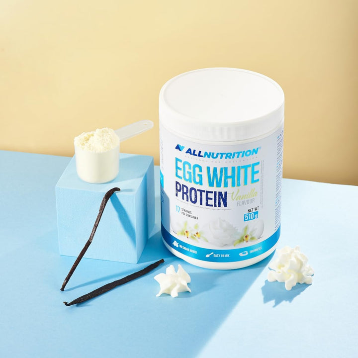 Egg White Protein Powder – Egg White Powder - High Protein Shakes - Protein Supplements – Organic Protein Powder – Sweetened with Sucralose - 510G Vanilla