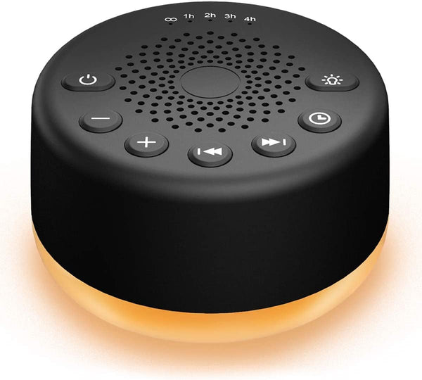 White Noise Machine  Sleep Sound Machine 25 Sounds 5 Timer 32 Volume Baby Kids Adults for Sleeping with 4 Adjustable Brightness