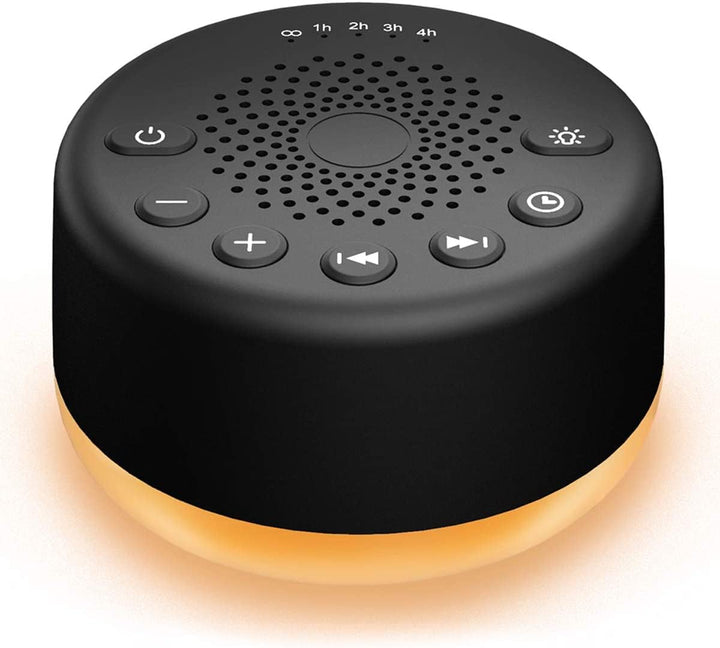 Sound Machine White Noise Machine for Baby Adults Kids Sleeping with Night Light 25 Soothing Sounds 32 Volume 5 Timer Memory Function for Home Office Travel