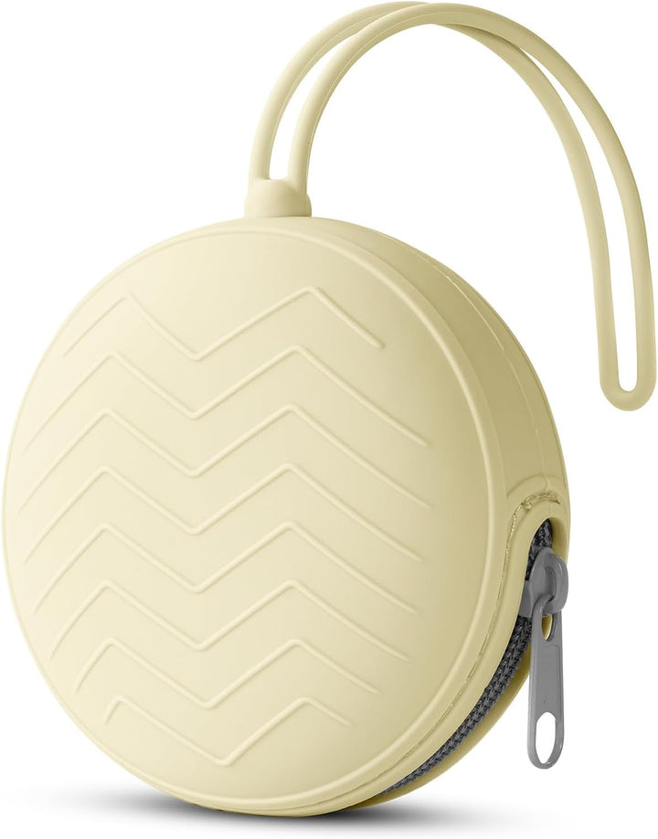 Dummy Holder Case, Silicone Dummy Holder Case, Baby Dummy Holder Case, Square Pacifier Holder Case, Portable Soother Pods for Baby, Baby Pacifier Case for Travel, Home (Green)