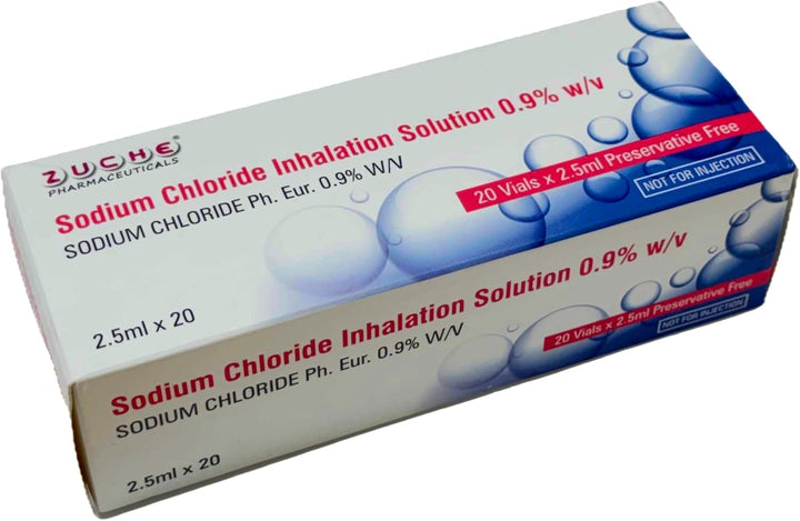 Sodium Chloride Inhalation Solution 2.5 Ml X 20 | Isotonic Sterile | Nebuliser Solution | Sterile Solution